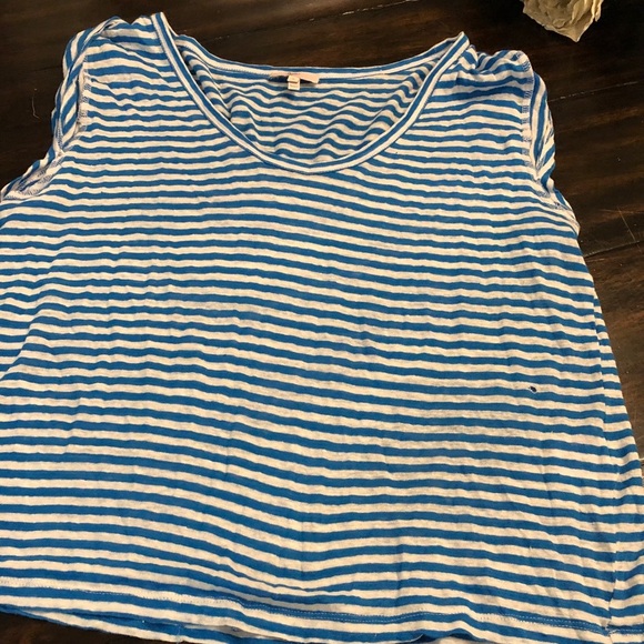 joie striped blue top S - Picture 5 of 5